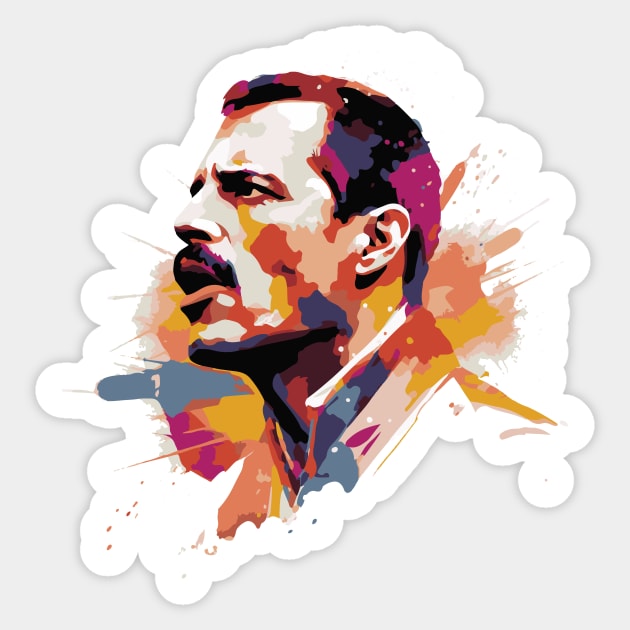 Freddie Mercury. Sticker by vectrus